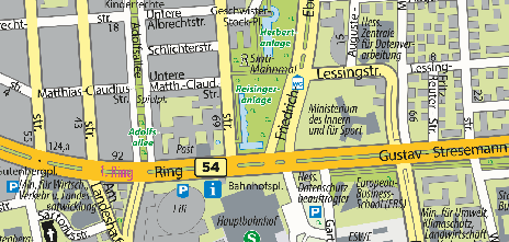 Herbert- und Reisinger-Anlagen, Bahnhofstraße
