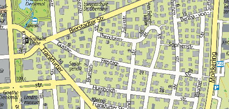 Standort im Stadtplan
