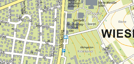 Standort im Stadtplan
